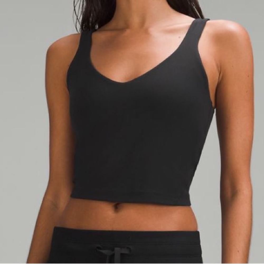 Lululemon Black Print Align Top